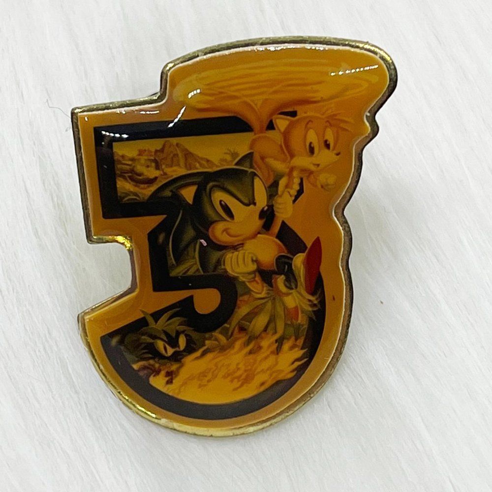 5/$25 Vintage Sonic The Hedgehog 3 Pin